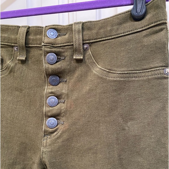 Veronica Beard Khaki Green Jeans - Picture 5 of 7